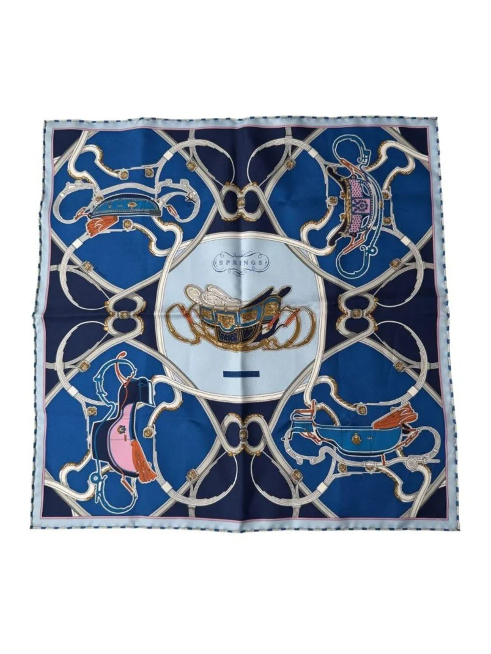 Hermes Carre 45 Spring Remix Silk Scarf Gavroche